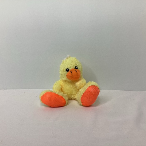 Yellow Chick Duck Plush Big Shiny Feet  Stuffed Animal Easter Farm 6" Ducky - Picture 2 of 10
